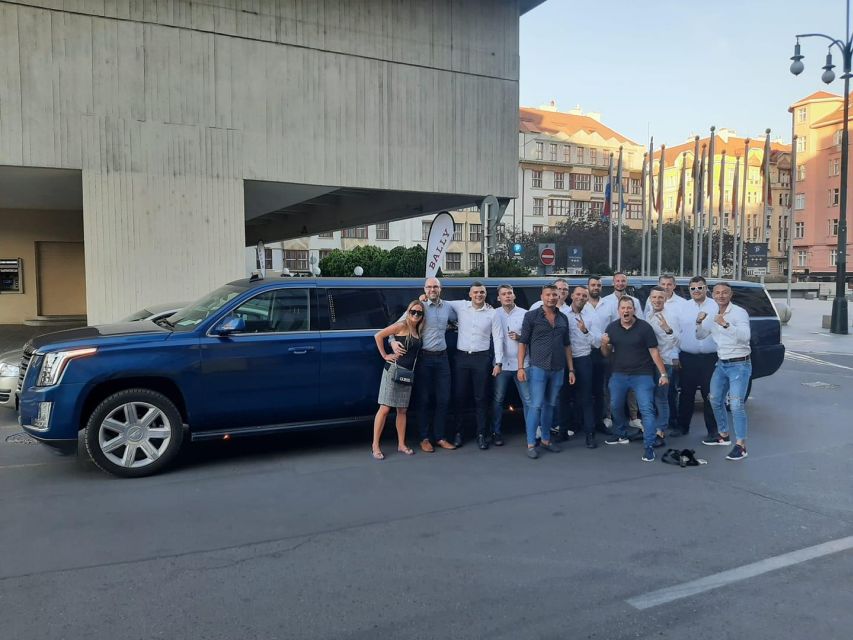 Long Hummer or Cadillac Limousine Party Ride - One hour of Prague from the road
