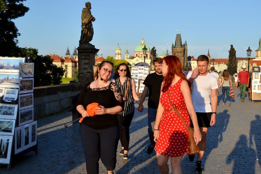 Panoramic Views of Prague Evening Walking Tour - Old Town streets and medieval corners