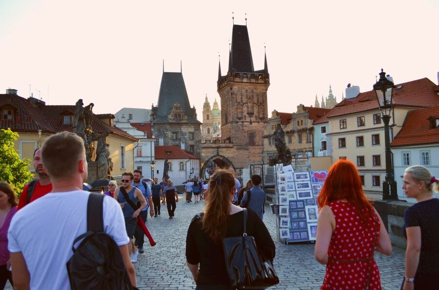 Panoramic Views of Prague Evening Walking Tour - Petřín Hill and the included public transfer