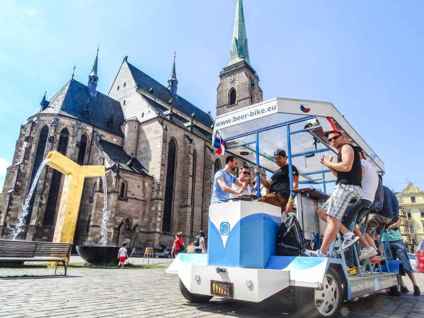 Pilsen: 1.5-Hour Beer Bike with Unlimited Beer - Key points to know before booking