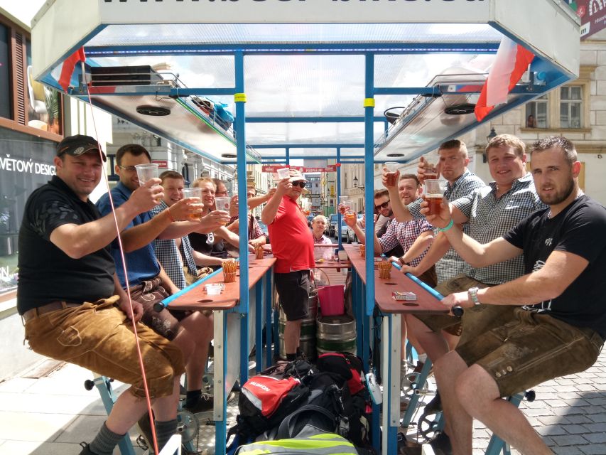 Pilsen: 1.5-Hour Beer Bike with Unlimited Beer - The first part of the ride: sober, social, and active