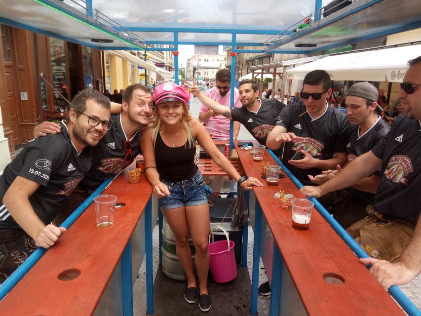 Pilsen: 1.5-Hour Beer Bike with Unlimited Beer - The after party and what to expect from the drinks