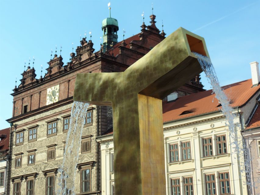 Pilsen: Old Town Gastronomy Tour - Entering St. Bartholomeus Cathedral