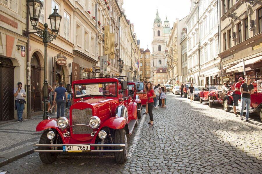 Prague: 1.5–Hour Vintage Car Tour - Cancellation and booking basics