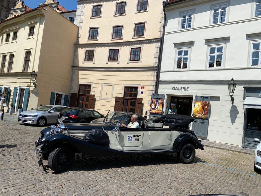 Prague: 120min Private Tour in Vintage Car, up to 6people! - From Prague Castle to Charles Bridge