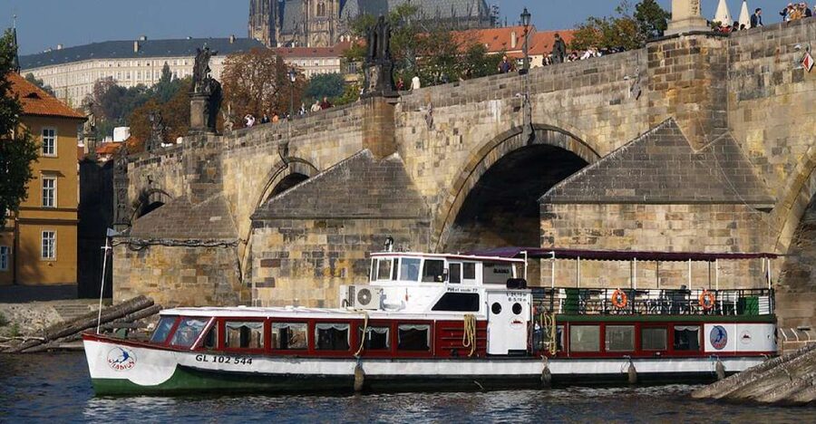 Prague: 2-Hour Lunch Cruise on the Vltava River - Charles Bridge from a lower viewpoint