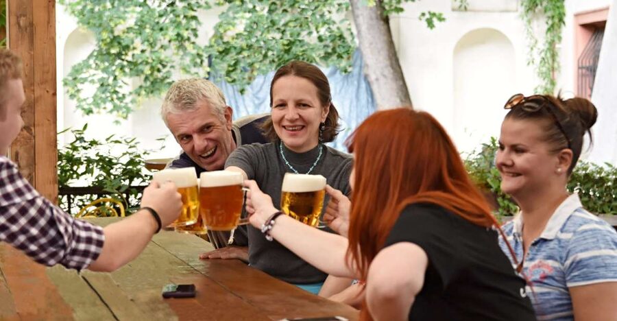Prague: 3-Hour Beer Tour and Traditional Czech Dinner - The first pub: learning why beer matters in Czech life