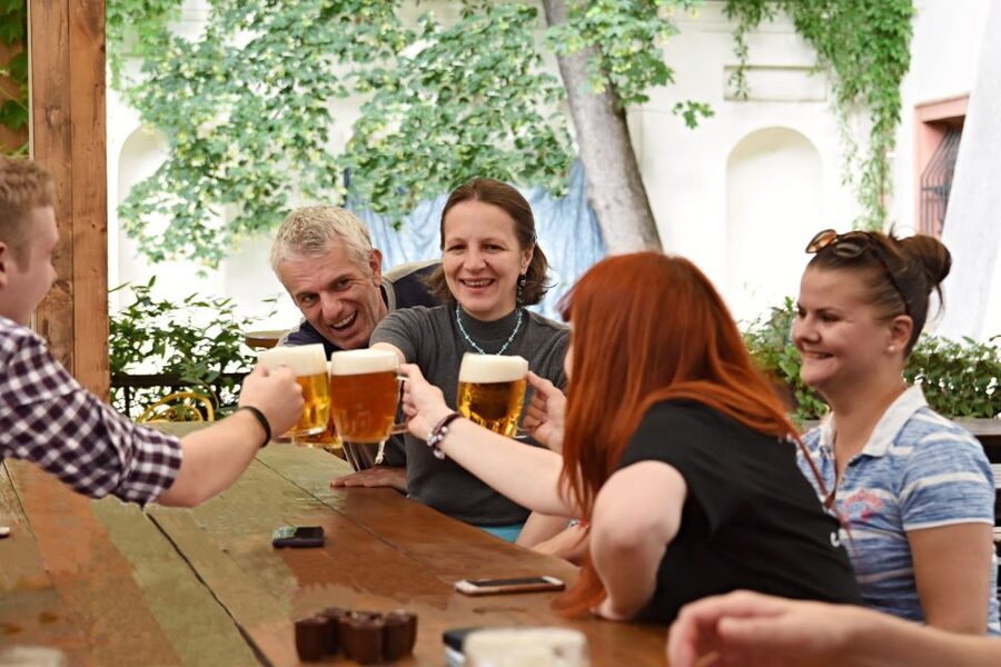 Prague: 3-Hour Beer Tour and Traditional Czech Dinner - Walking Prague between the beers