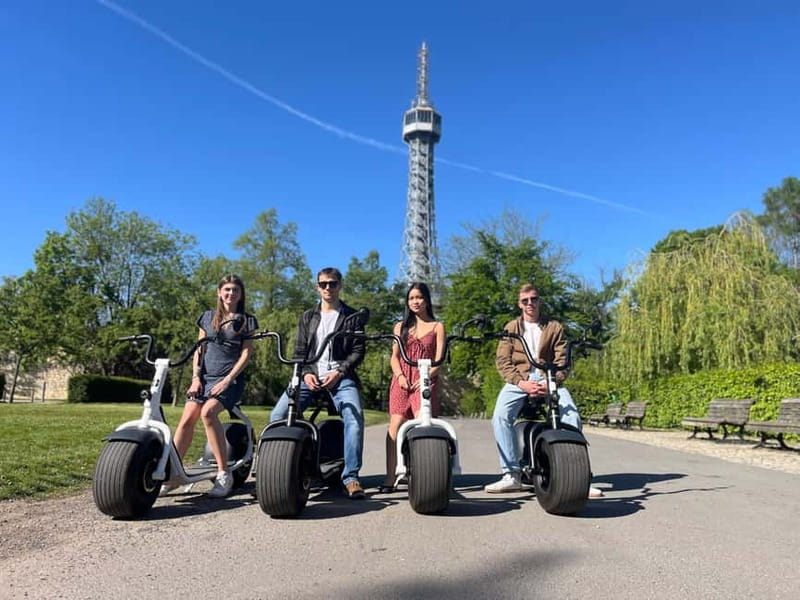 Prague: 3-Hour Fat Tire E-Scooter Tour - Down toward Charles Bridge, Kampa, and Lesser Town
