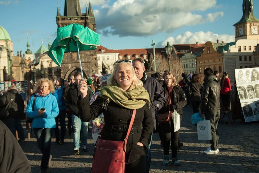 Prague: 3-Hour Old Town and Prague Castle Tour in German - Clementinum and the road to Charles Bridge
