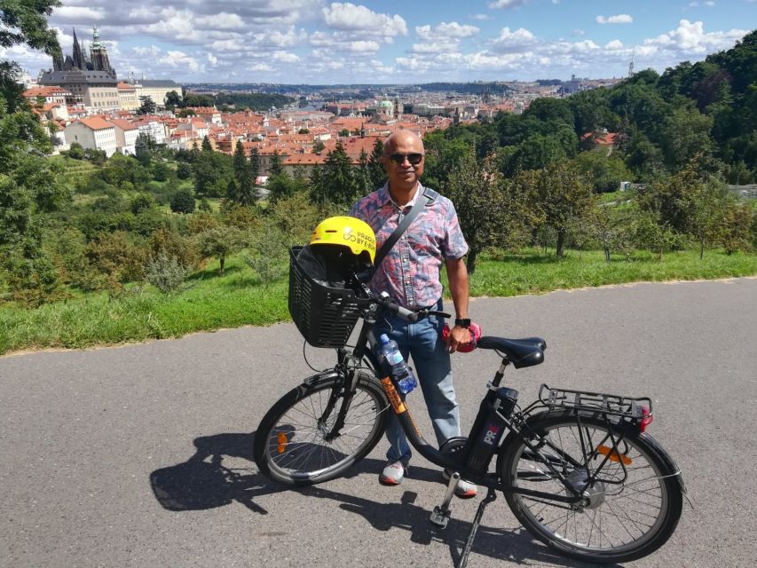 Prague 3-Hour Sightseeing Tour by Electric Bike - Letná Park brings the best city view