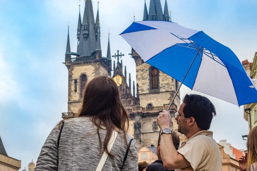 Prague: 3-Hour Walking Tour of Old Town & Prague Castle - The 15-minute tram ride to Hradčany