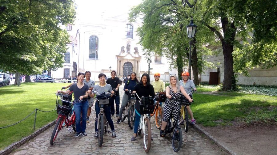 Prague: 7 Best Viewpoints of Prague E-Bike Tour - Petřín Hill: your first wide view of Prague