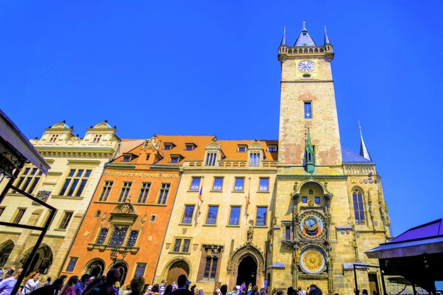 Prague: Astronomical Clock Tower Entry Ticket & Audio Guide - The Short Walk Through Old Town Square