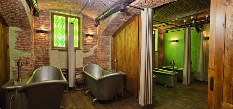Prague: Beer and Wine Spa Bath with Salt Cave Experience - The wine bath: grape extracts and lavender