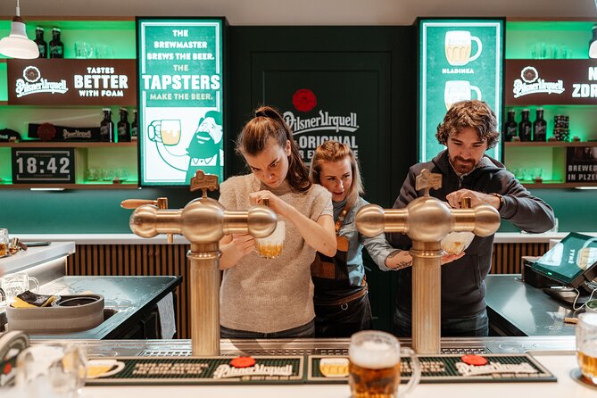 Prague Beer Pouring Class at Pilsner Urquell - Who May Want Something Else?
