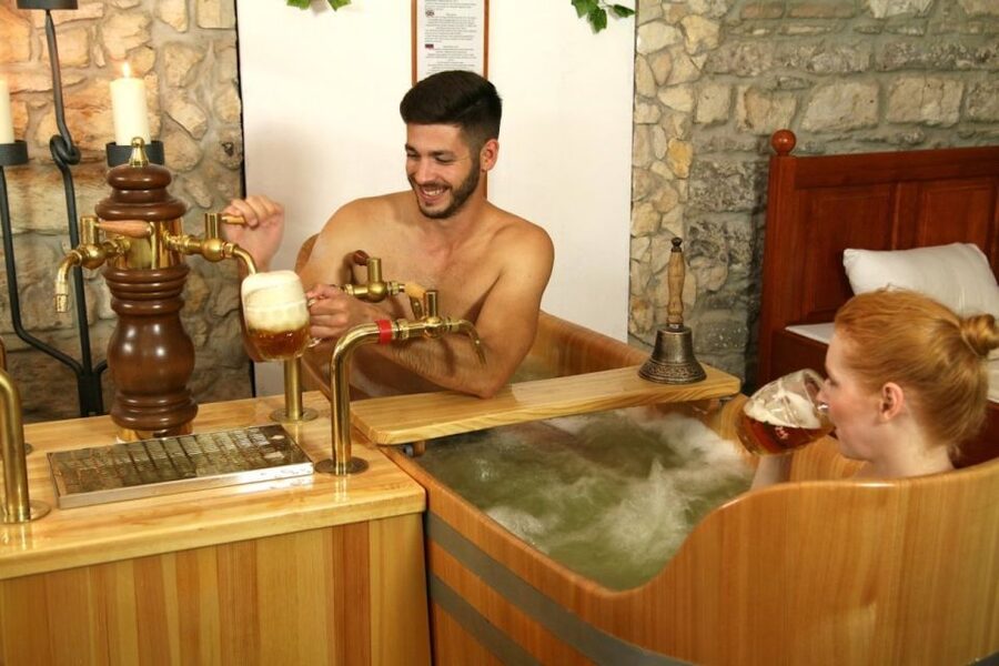 Prague: Bernard Beer Spa with Beer and Massage Option - Is $137 good value for two?