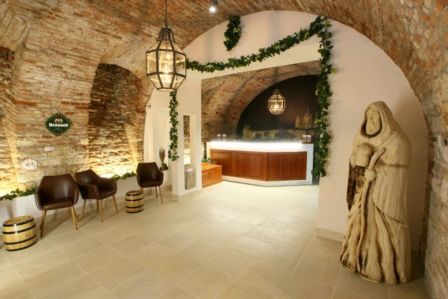 Prague: Bernard Beer Spa with Beer and Massage Option - The souvenir at the end