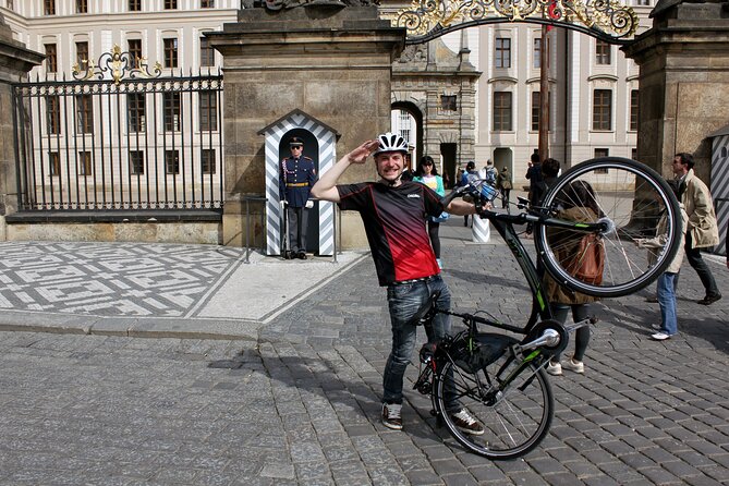 Prague Bike City Tour with Small Group or Private Option - National Theatre, the river, and Wenceslas Square
