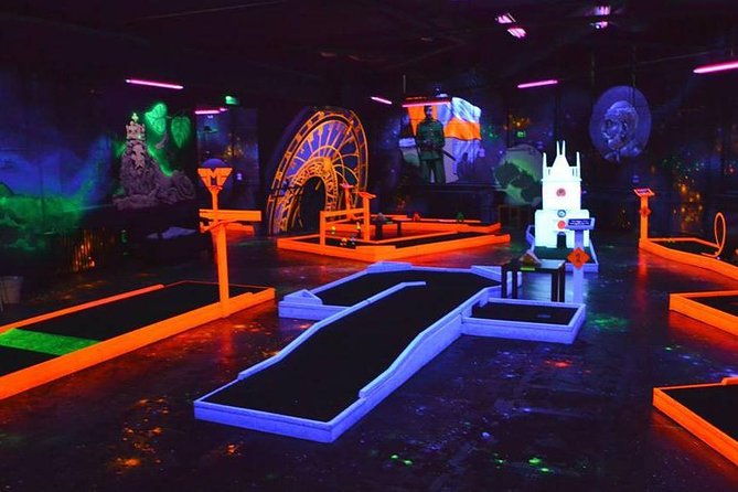 Prague Black Light Mini Golf and Games with free Drinks - Key Points Before You Go