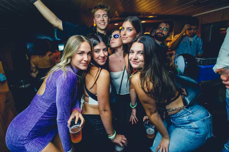 Prague: Boat Party with Unlimited Drinks & After Party Entry - Charles Bridge and Kampa Island from the water