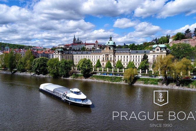 Prague Boats 2-hour Lunch Cruise - Prague’s riverfront from the dining room