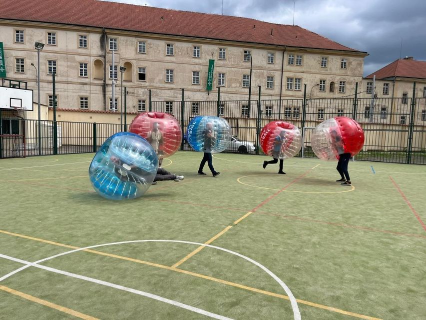Prague: Bubbles football in city centre of Prague - What the $39 Price Really Covers