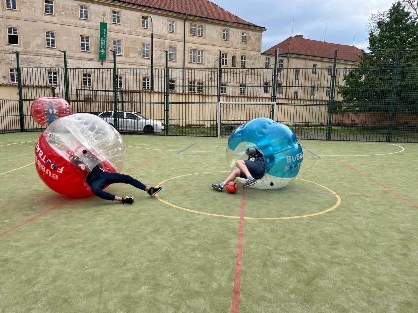Prague: Bubbles football in city centre of Prague - Weather and Comfort Considerations