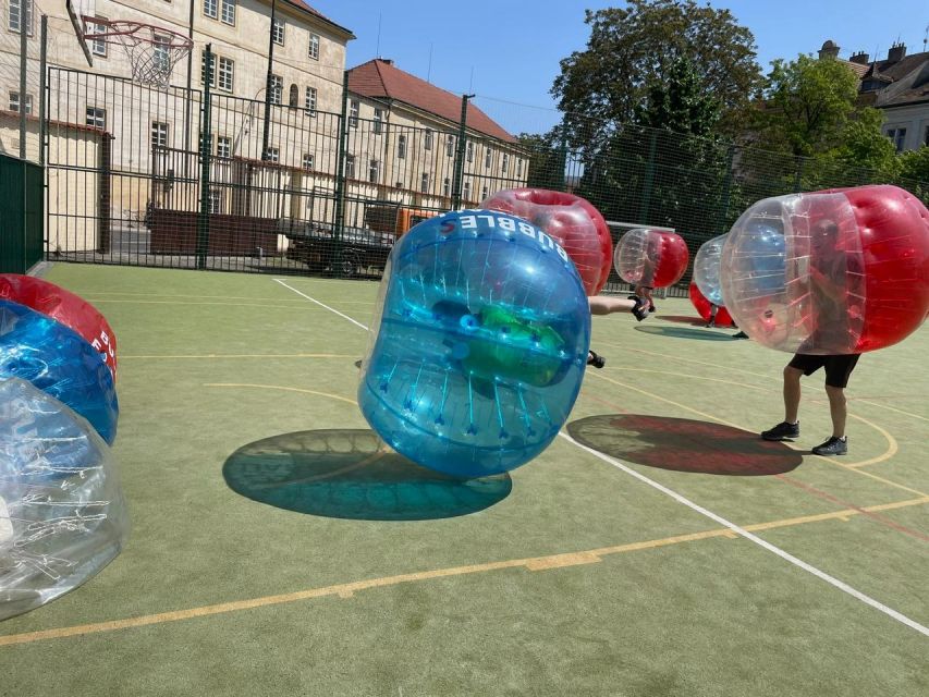 Prague: Bubbles football in city centre of Prague - Booking Flexibility and Private Group Benefits