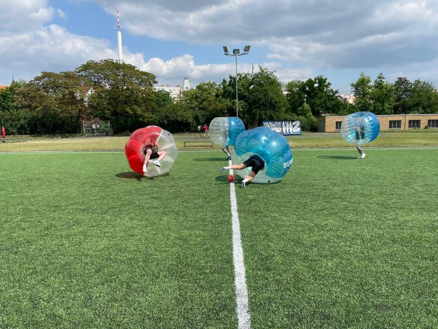 Prague: Bubbles football - Zorb Football in centrum - Bubble football in the middle of Prague