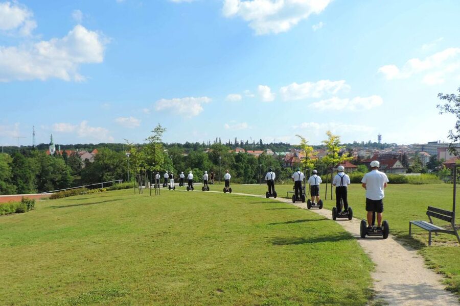 Prague: Castle and Monastery Segway Tour - The John Lennon Wall and the return route