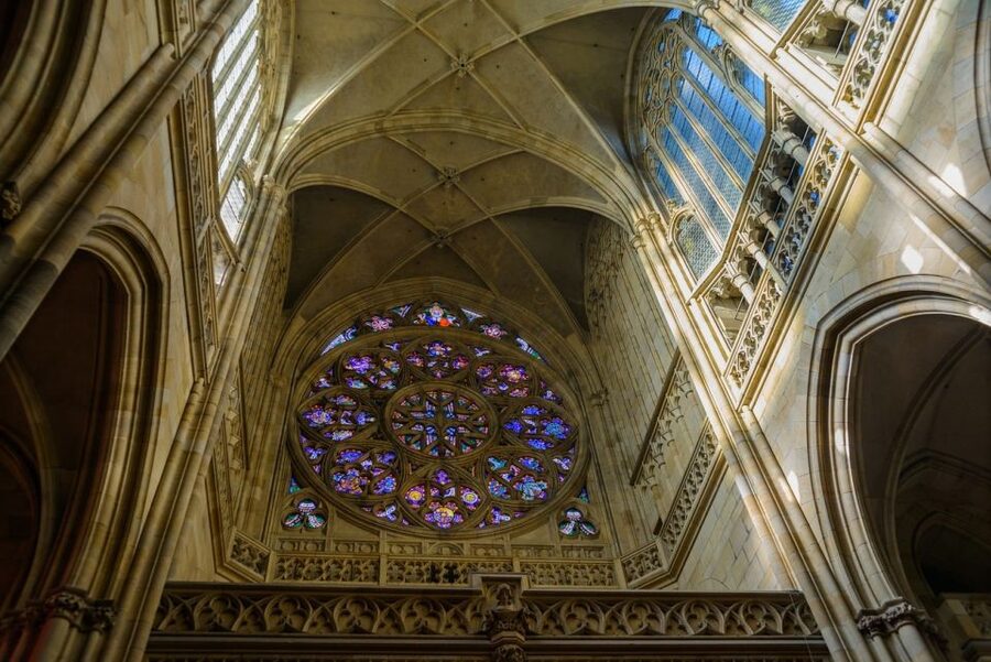 Prague Castle Tour With Tickets - St. Vitus Cathedral and the symbols of the crown