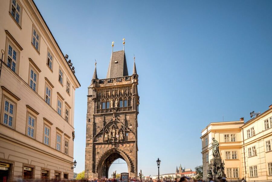 Prague: Charles Bridge Towers Combined Entry Ticket - Crossing Charles Bridge between the towers