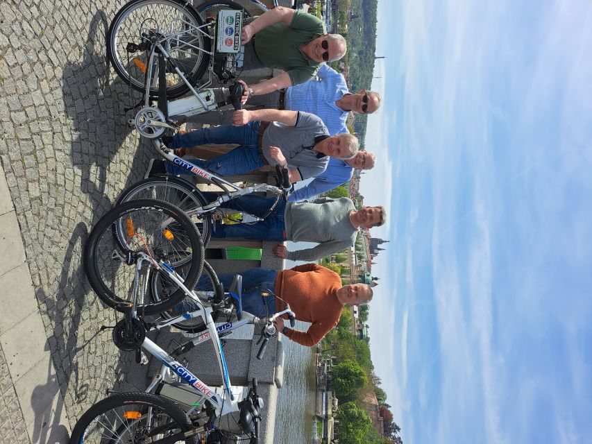 Prague City Bike guided tour - The National Theatre and the Vltava riverfront