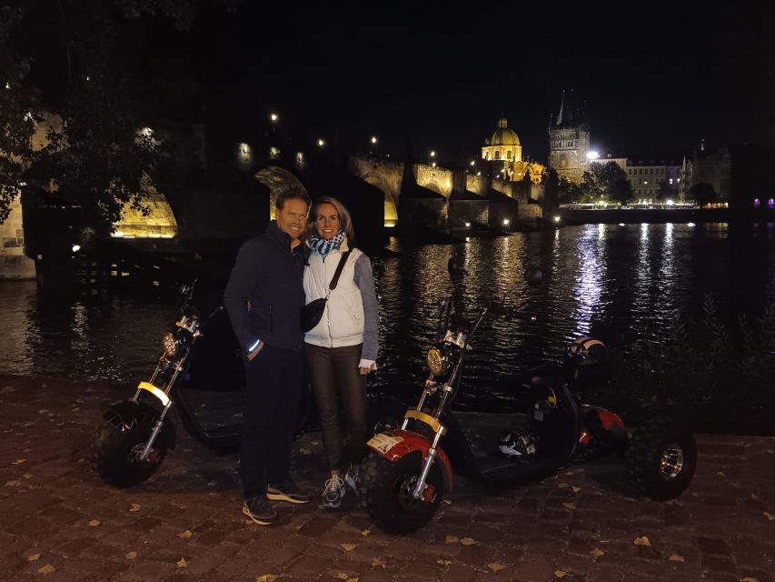 Prague City sightseeing in Night Trike Tour - Key points at a glance