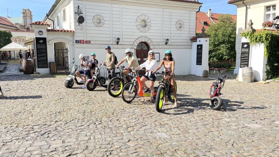 Prague: City Viewpoints Tour by Electric Fat Bike - Letná Hill and the six-bridge panorama