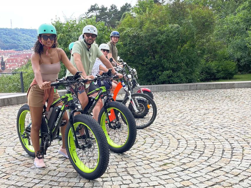 Prague: City Viewpoints Tour by Electric Fat Bike - One hour, two hours, or three?