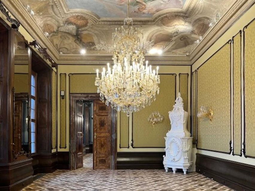 Prague: Clam-Gallas Palace Entry Ticket with Audio Guide - The airy Marble Hall and the Chinese Lounge