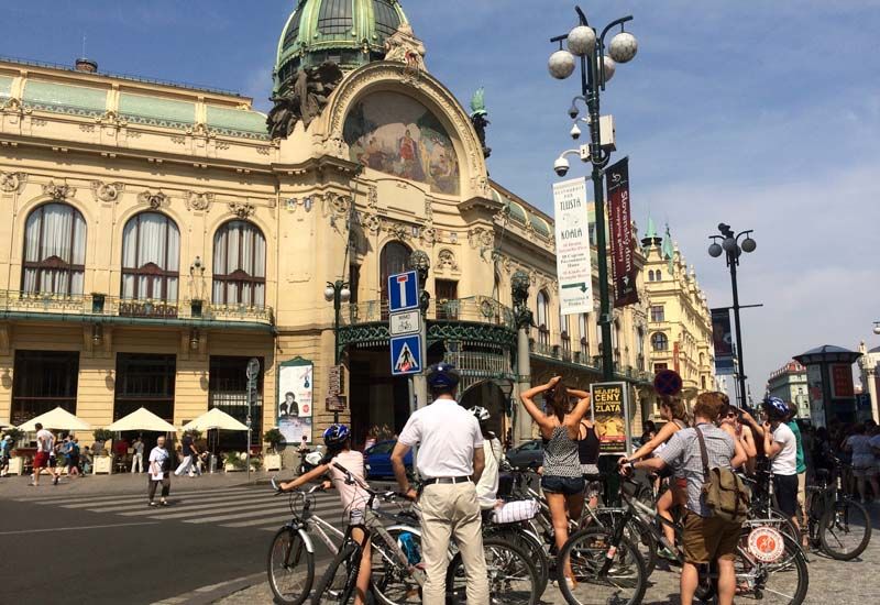 Prague: Classic City Bike Tour - Rudolfinum, Josefov, and the final Old Town loop