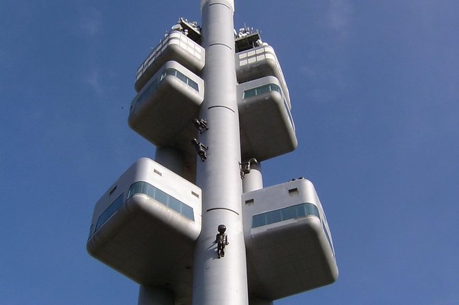 Prague Cold War Walking Tour - The Zizkov Television Tower and Prague’s Brutalist profile