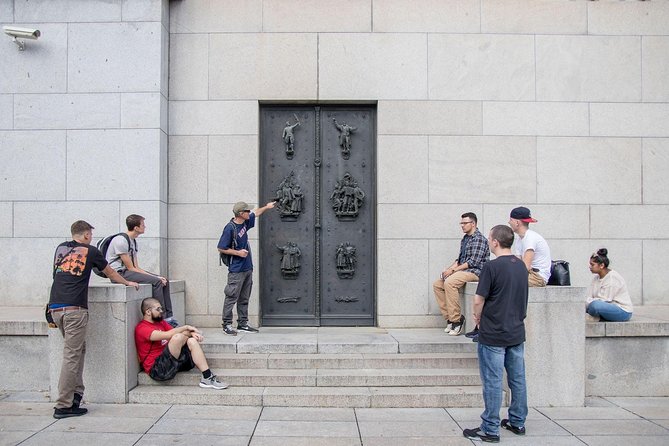 Prague Cold War Walking Tour - The Karlin-Zhizhkov tunnel and the locked shelter doors