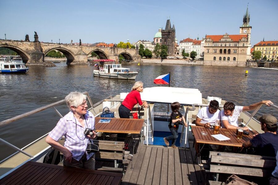 Prague Cruise: 1-Hour on the River Vltava - Audio Commentary Instead of a Live Guide