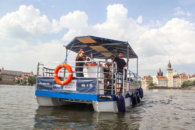 Prague Cycle Boat - The Swimming Beer Bike - Starting at Vltava Beach