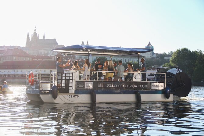 Prague Cycle Boat - The Swimming Beer Bike - Music, drinks, and the small details that matter