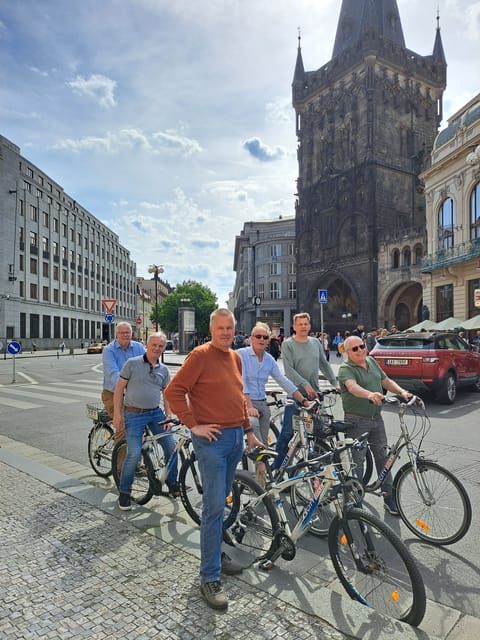 Prague E-Bike City Ride tour : 2hrs - Crossing the Charles Bridge