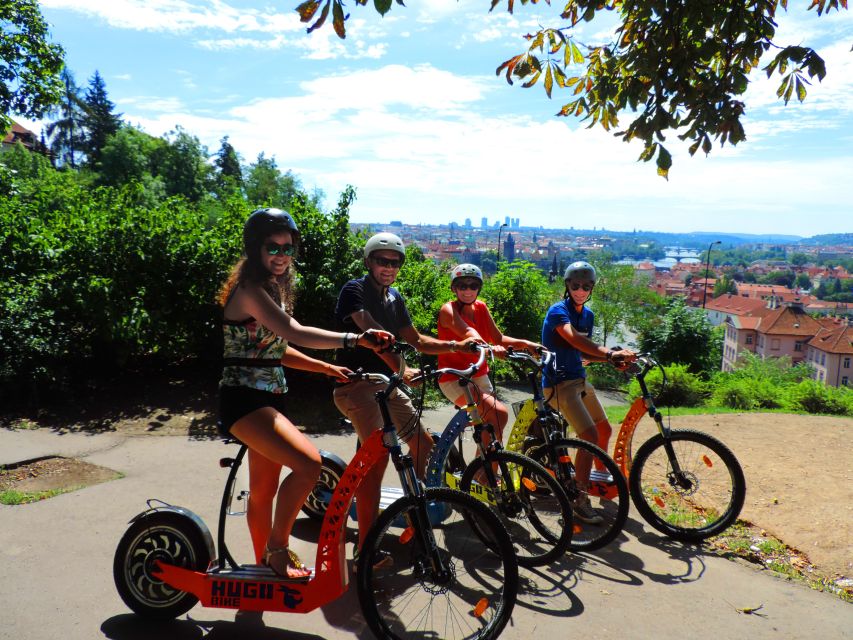 Prague: E-Bike/E-Scooter Viewpoint Tour - Choosing between the e-bike and e-scooter