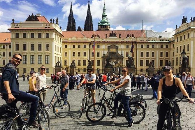 Prague E-Bike Tour - Stunning Viewpoints (small group) - Prague Castle from the main gate