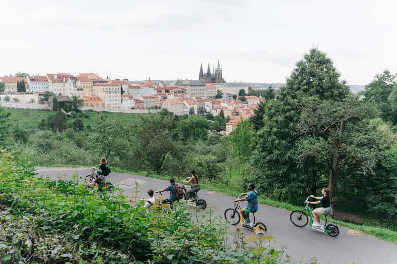 Prague: E-Scooter Grand City & Panoramas Small-Group Tour - Letna Park and Prague’s big panorama