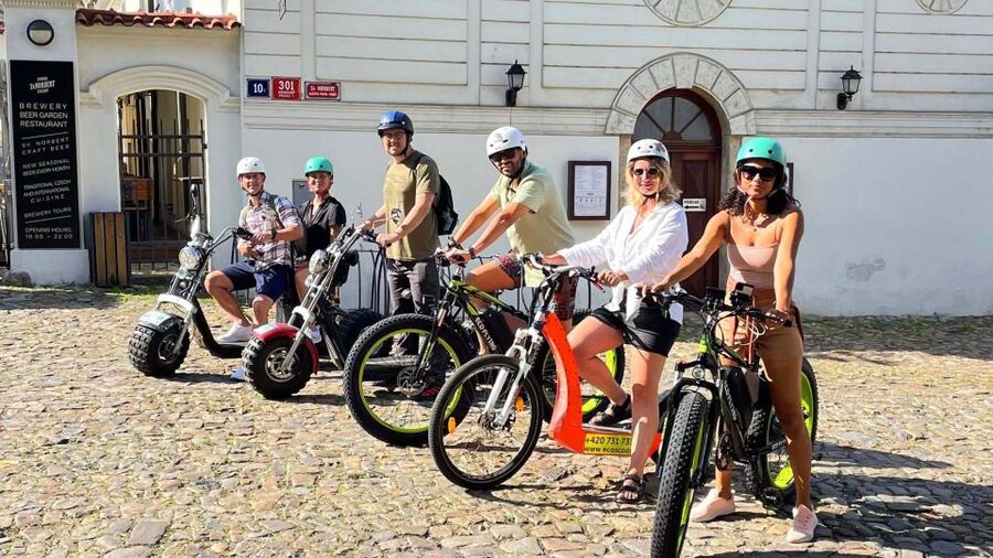 Prague: Electric Scooter & Cruiser Fat eBike Rental - Starting beside Charles Bridge in Lesser Town