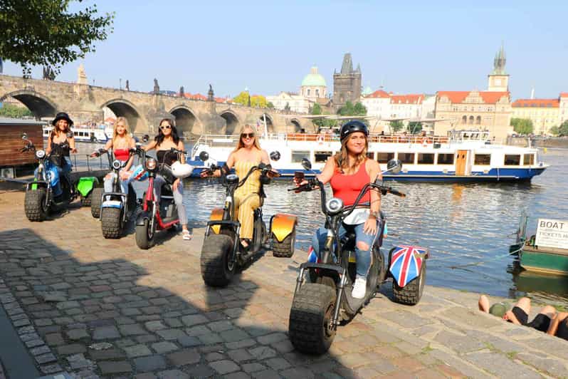Prague: Electric Trike Viewpoints Tour - Kafka, the river, and Rudolfinum
